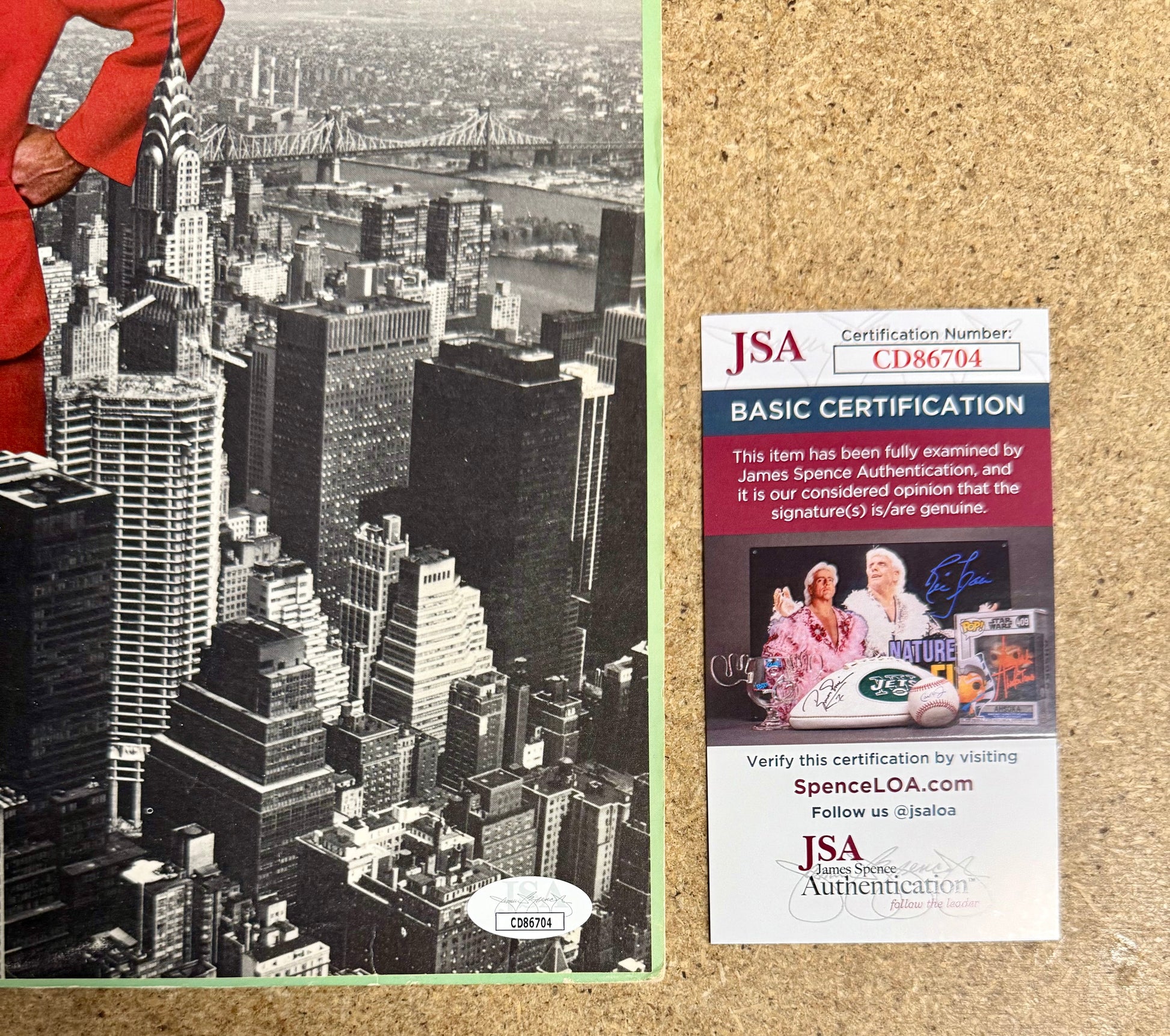 Donnie Iris Signed AUTOGRAPHED The High And The Mighty 1982 Vinyl With JSA COA