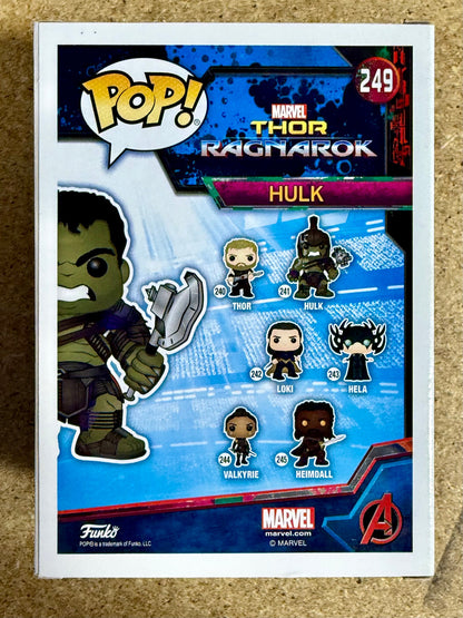 Funko Pop! Marvel Hulk (Gladiator) #249 Thor Ragnarok 2017 Vaulted Exclusive