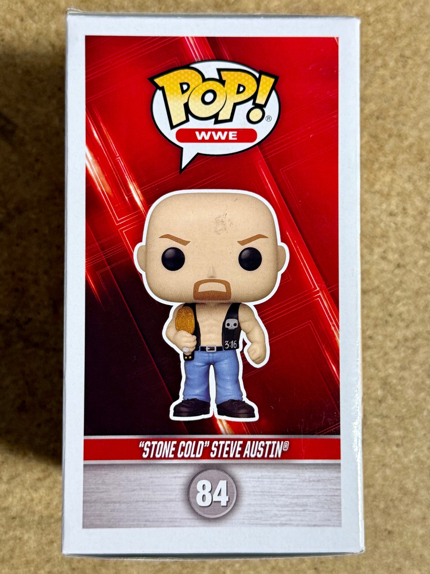 Funko Pop! WWE Stone Cold Steve Austin With Smoking Skull Belt #84 Stunner 2021