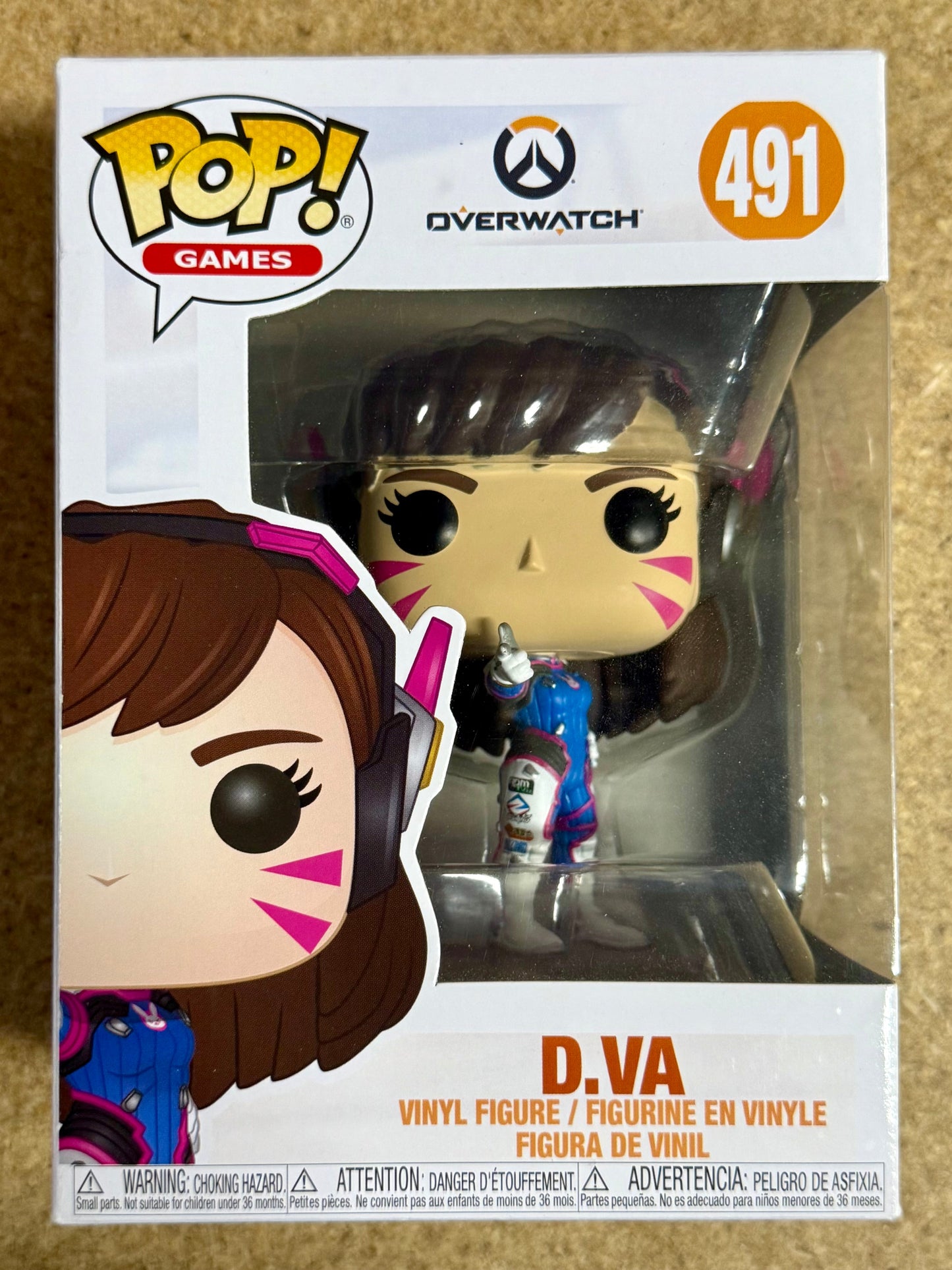 Funko Pop! Games D.VA (Hana Song) #491 Blizzard Overwatch 2019 Vaulted