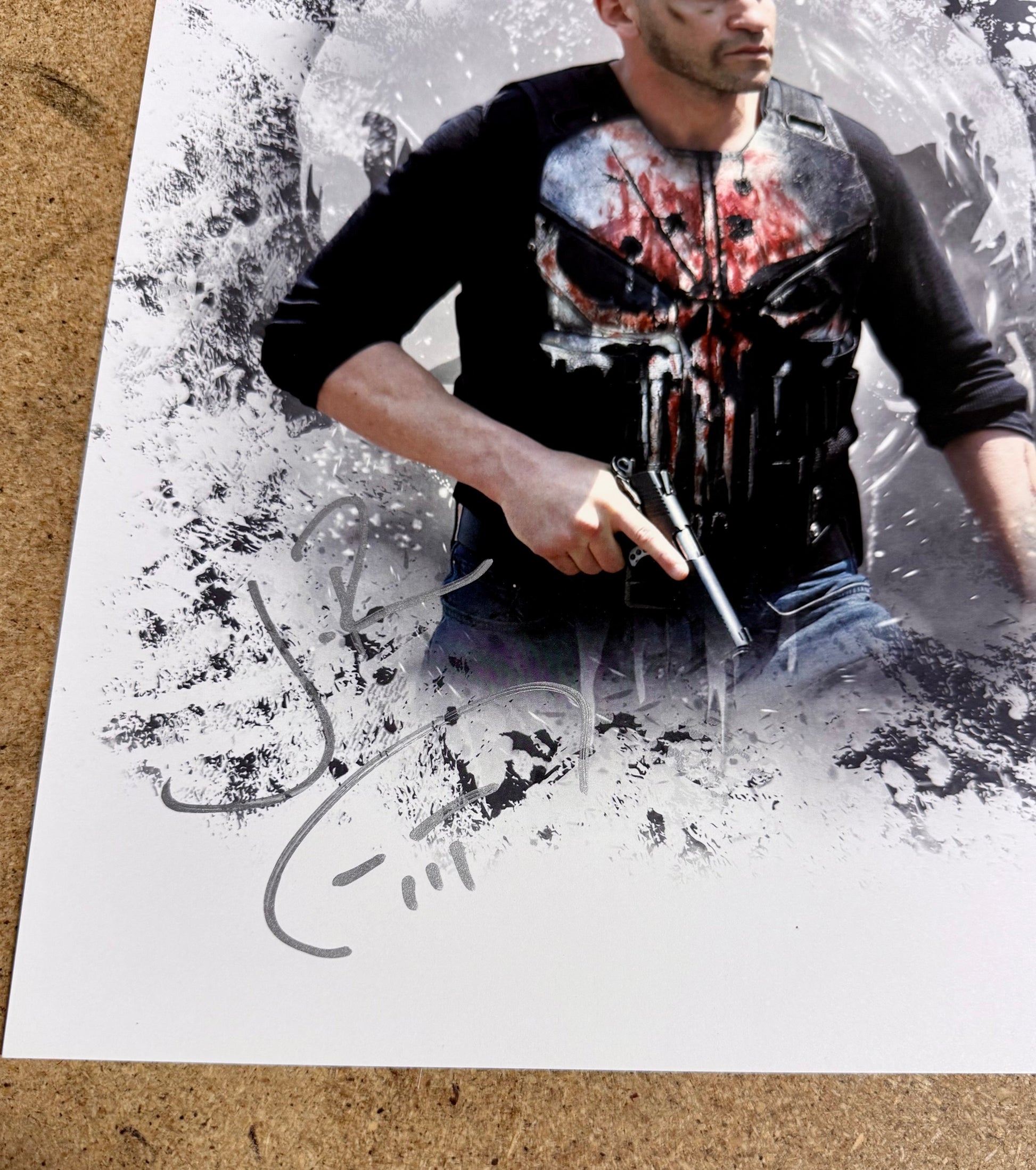 Jon Bernthal Signed Marvel Frank Castle Punisher 11x14 Photo With PSA/DNA COA