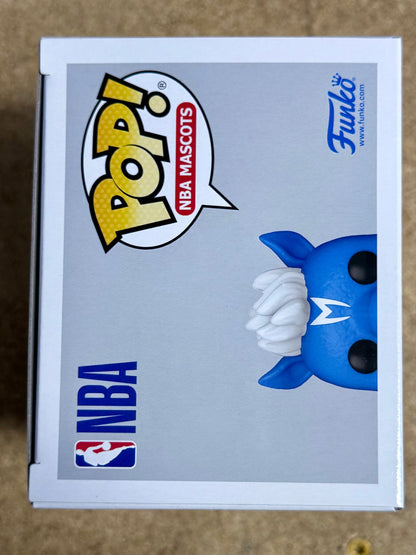 Mark Cuban Signed NBA Dallas Mavericks Mascot Champ Funko Pop! #08 With JSA COA