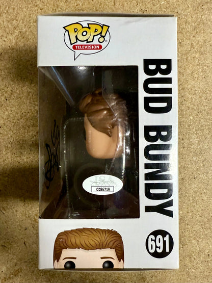 David Faustino Signed Married With Children Bud Bundy Funko Pop! #691 With JSA COA