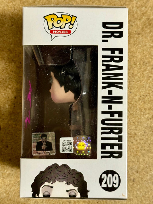 Tim Curry Signed Dr. Frank-N-Furter Rocky Horror Picture Show Funko Pop! #209 With JSA COA