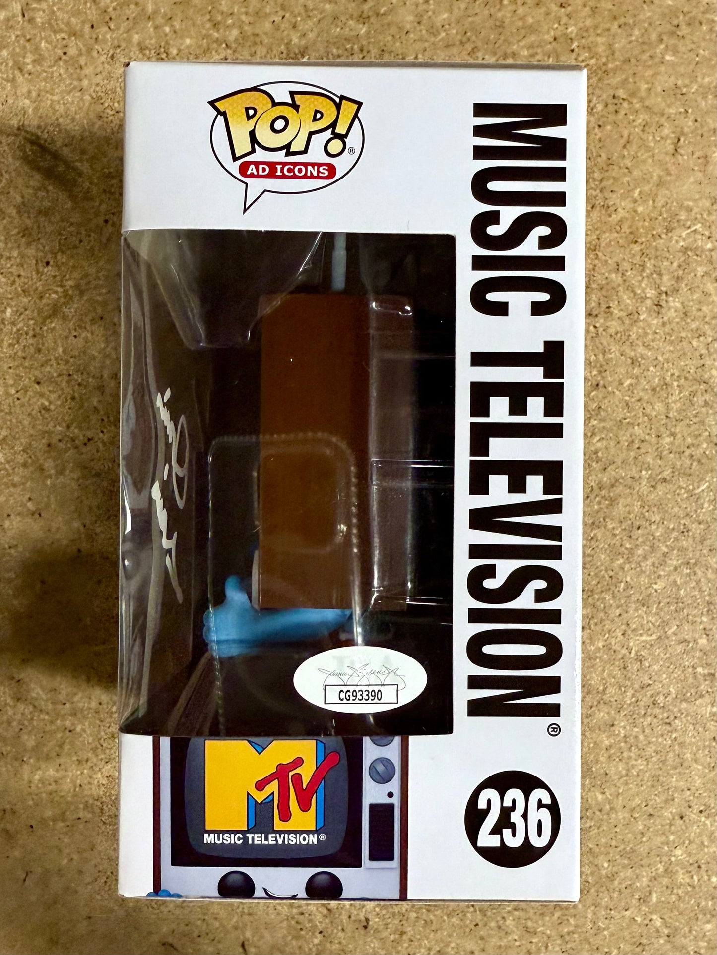 Musician Donnie Iris Signed 2024 MTV Funko Pop #236 With JSA COA