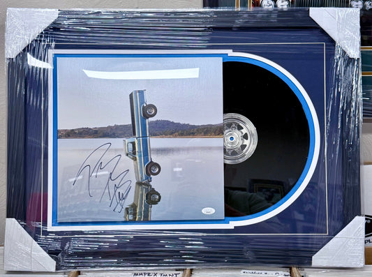 Post Malone Signed & Custom Framed Country Album “F-1 Trillion” Vinyl With JSA COA