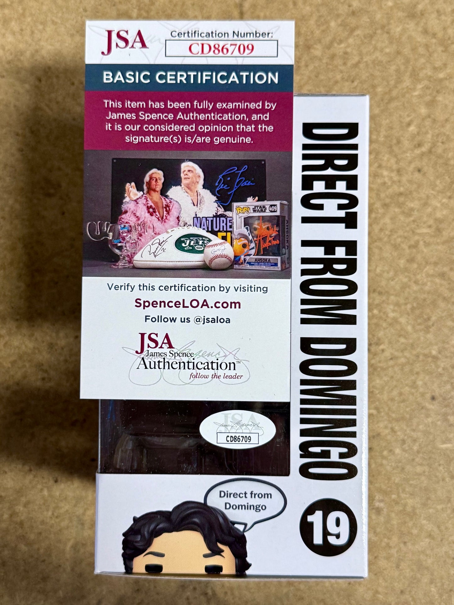 Marcello Hernandez Signed SNL 50 Saturday Night Live Direct From Domingo Funko Pop! #19 With JSA COA