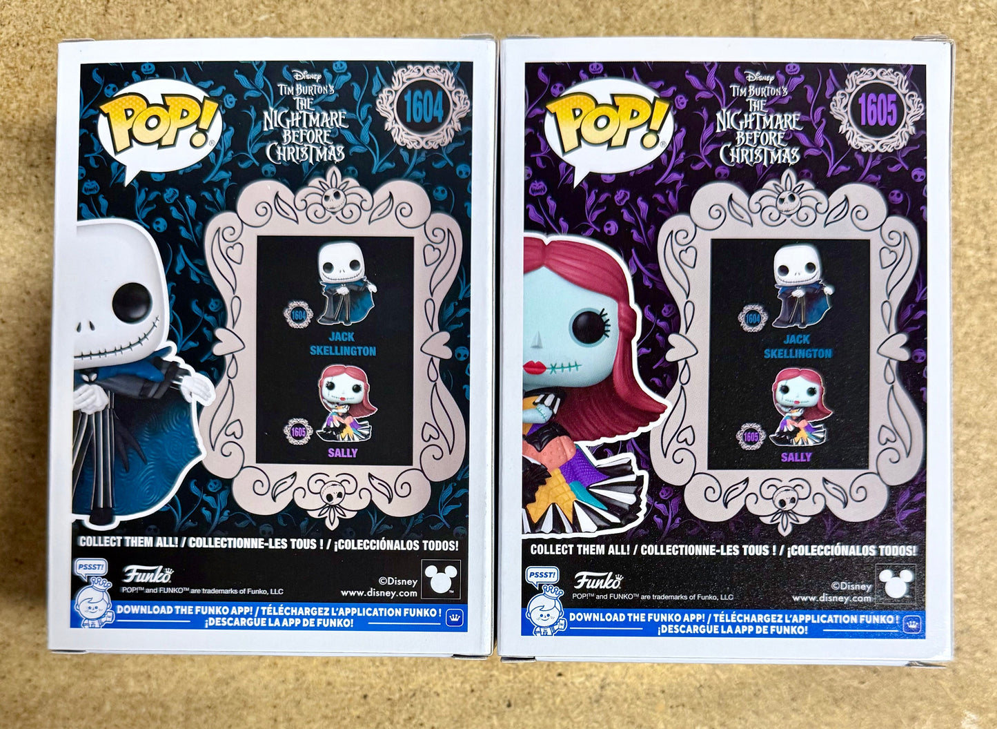 Funko Pop! Disney Jack & Sally (Couture) Nightmare Christmas 2025 Set Of 2