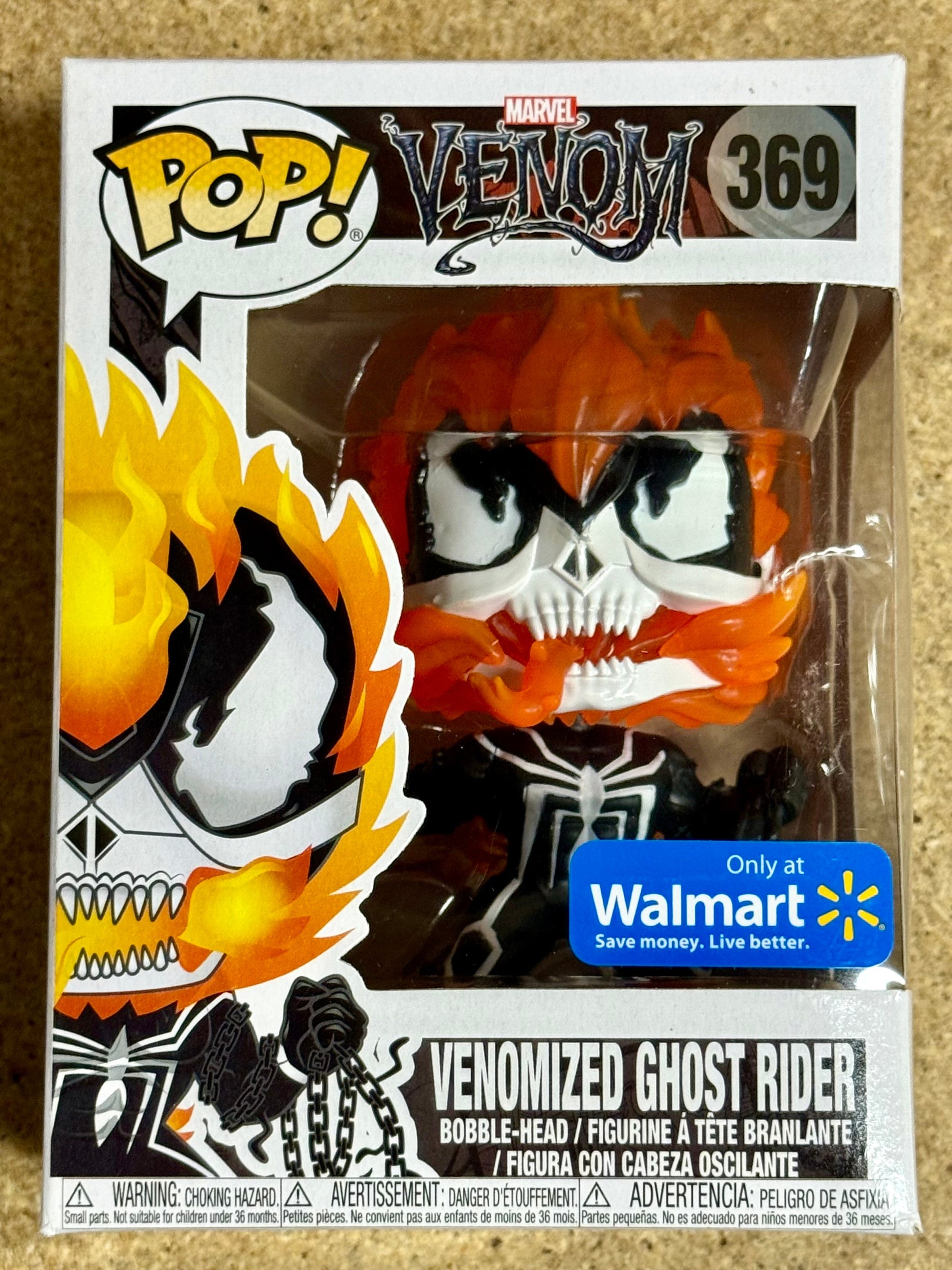 Funko Pop! Marvel Venomized Ghost Rider #369 Venom Walmart 2018 Exclusive