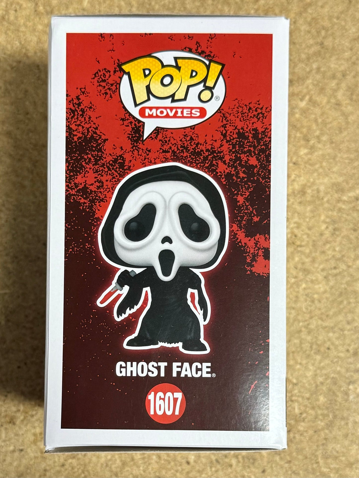 Tony Cecere Signed Ghost Face Scream 2024 Funko Pop! #1607 With JSA COA
