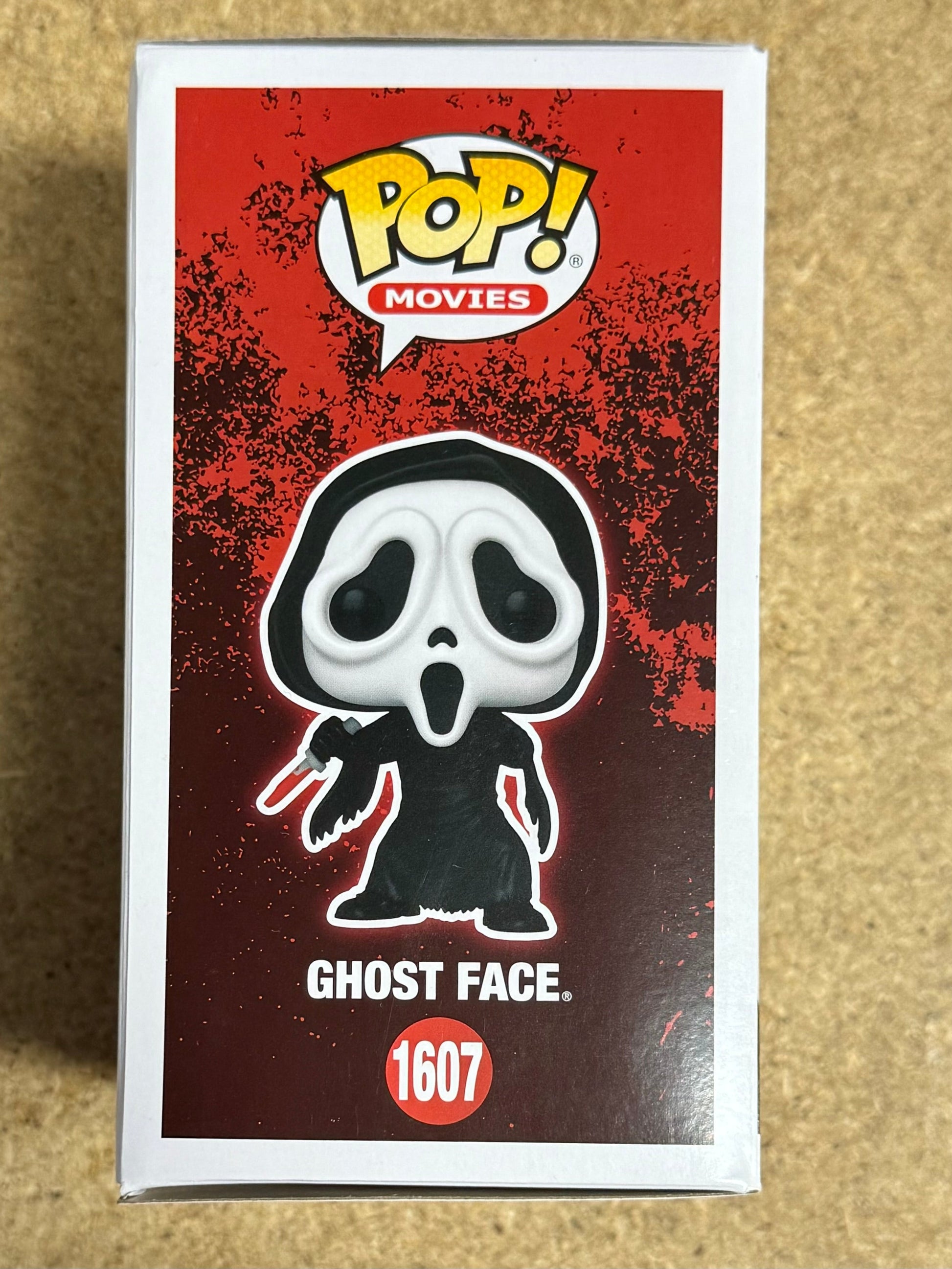Tony Cecere Signed Ghost Face Scream 2024 Funko Pop! #1607 With JSA COA