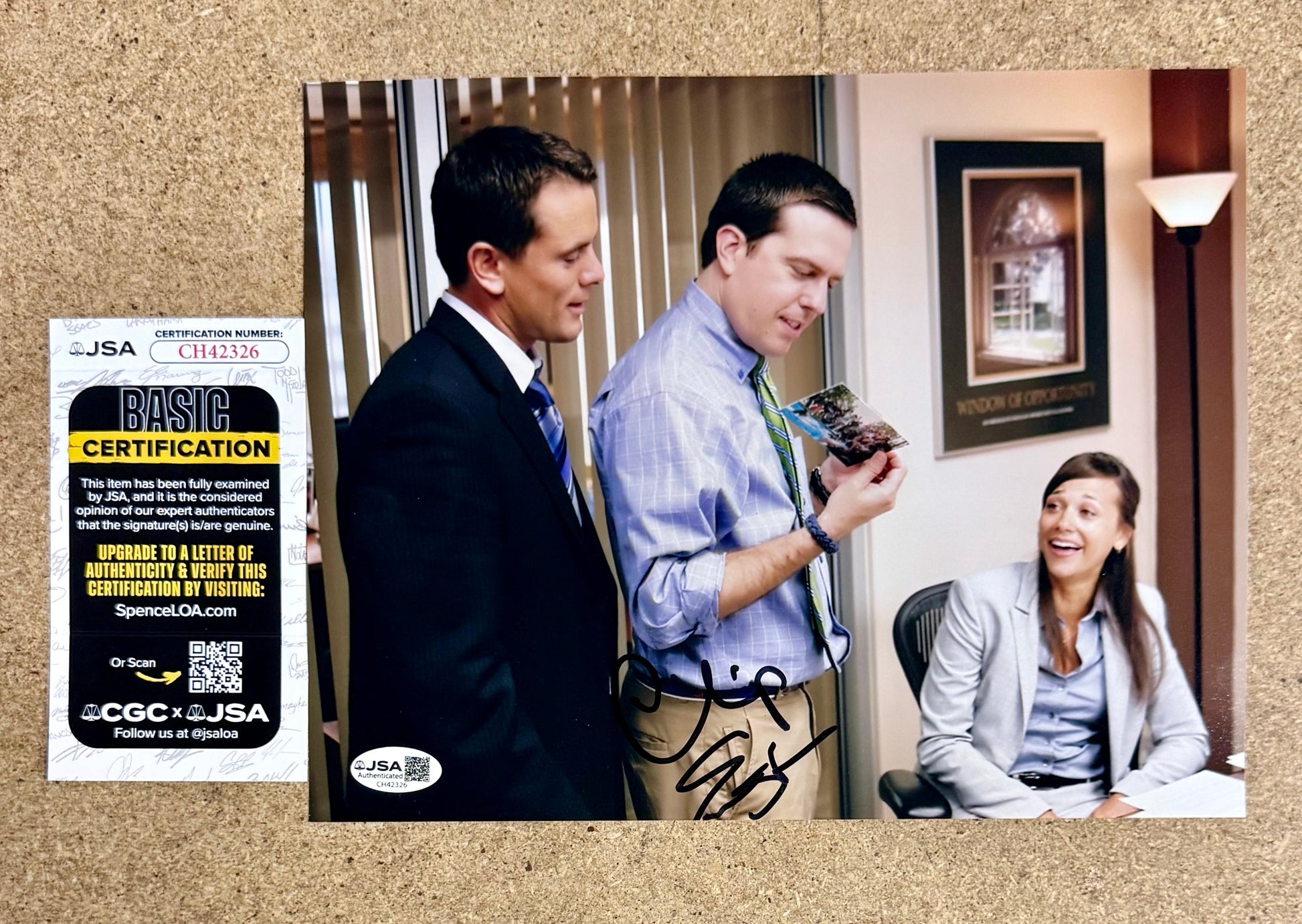 Charles “Chip” Esten Signed Josh Porter The Office 8x10 Photo With JSA COA