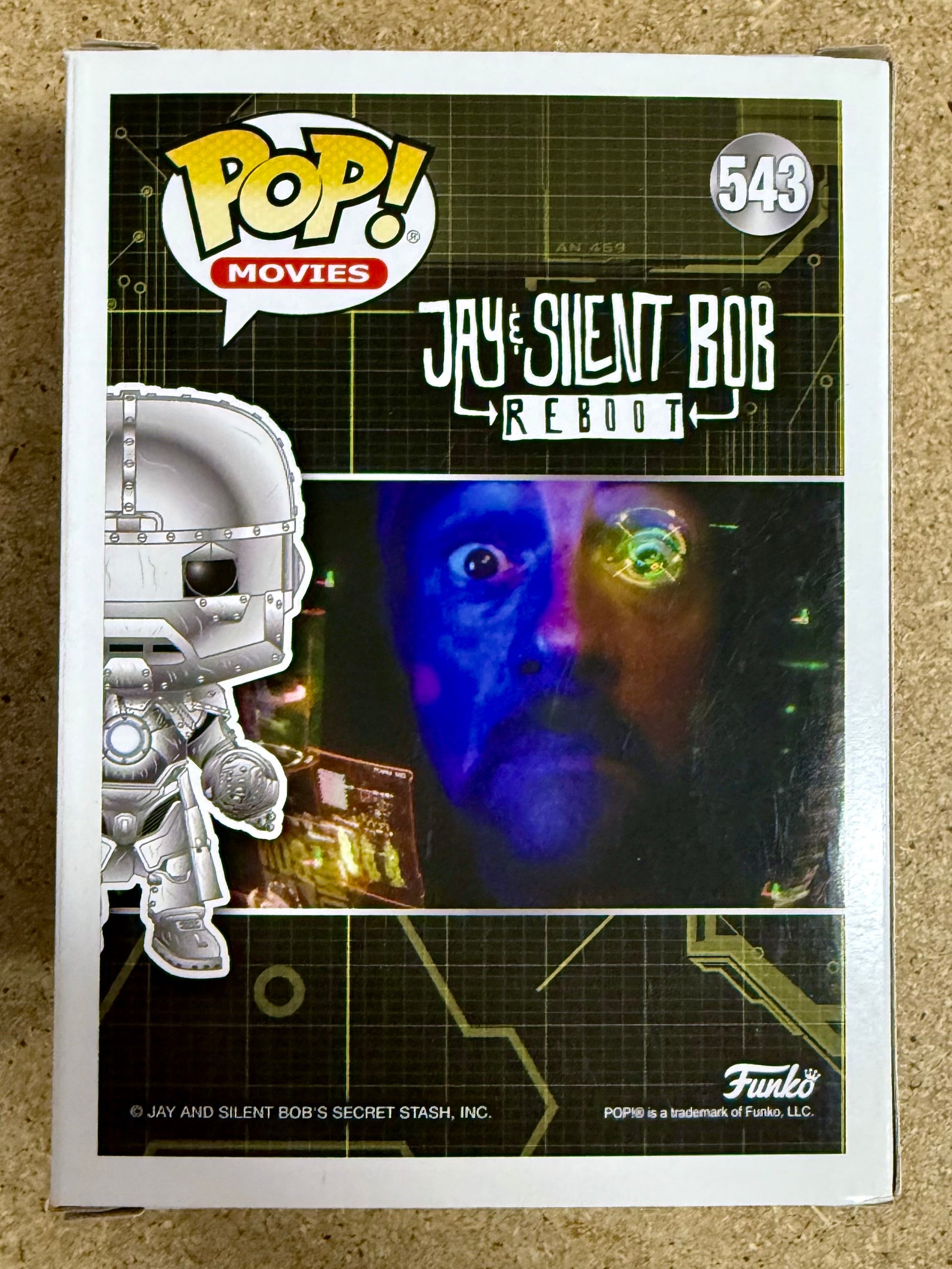 Kevin Smith Signed Iron Bob Funko Pop! #543 Jay And Silent Bob Reboot SDCC 2020 Exclusive With JSA COA