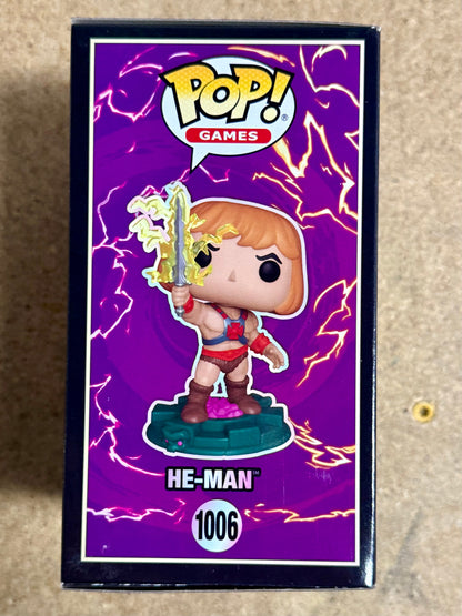 Tom Cook Signed He-Man Masters Of The Universe Funko Pop! #1006 With JSA COA