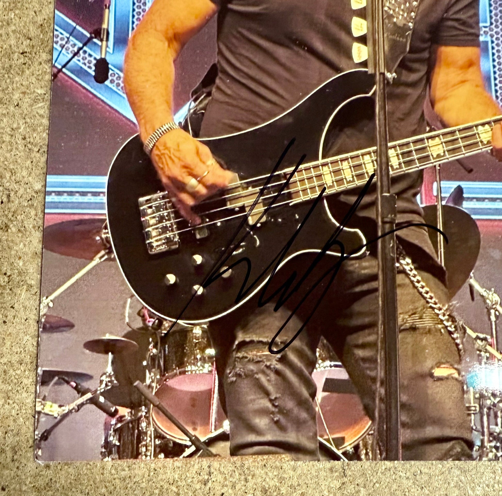 Musician Kip Winger Signed 8X10 Photo With JSA COA Alice Cooper The Mob