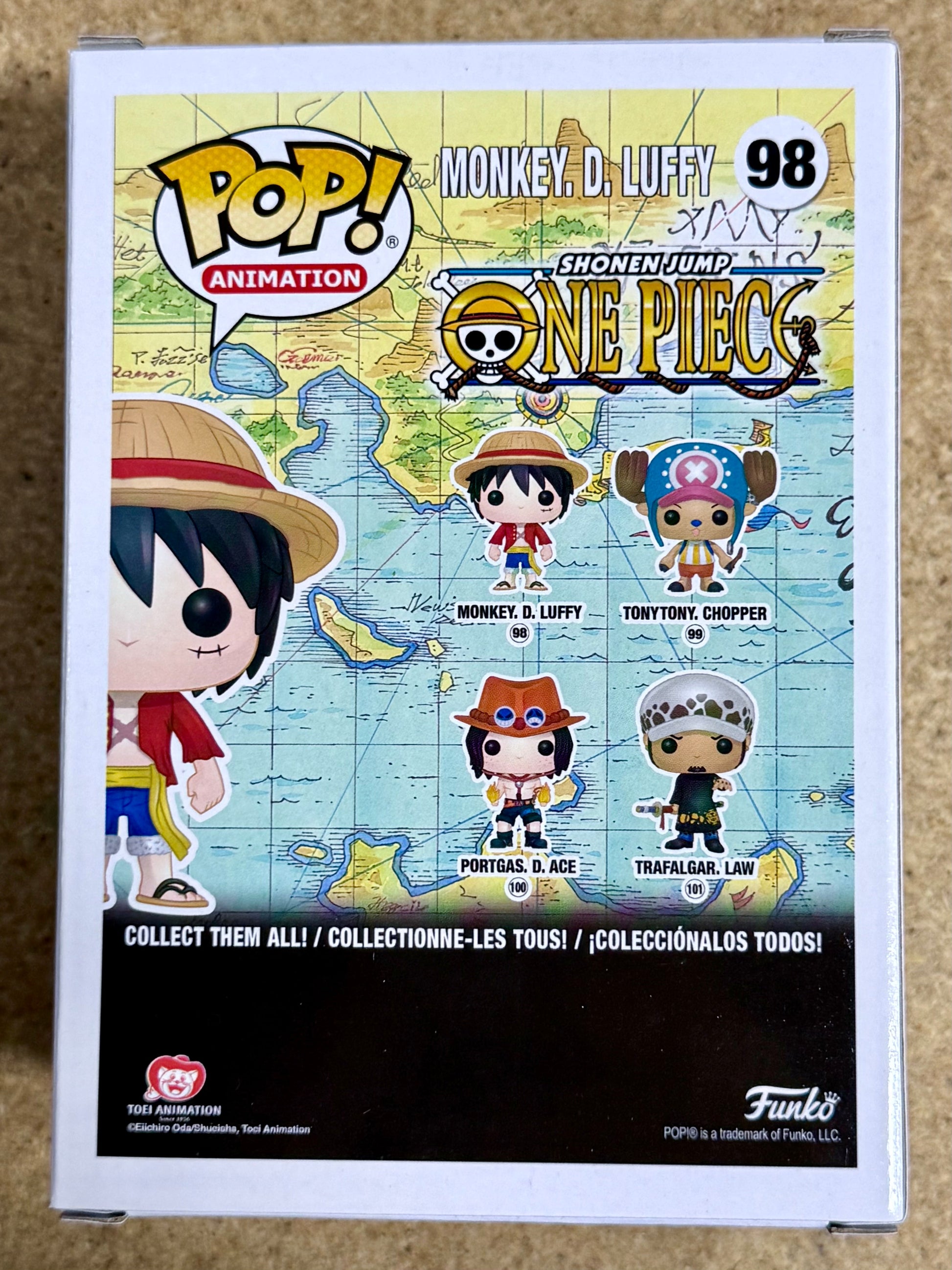 Reese Alexiades (Savannah Bananas) Signed Monkey D. Luffy Funko Pop! #98 JSA COA