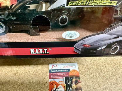 William Daniels Signed Knight Rider KITT 1:24 Car Box With JSA COA