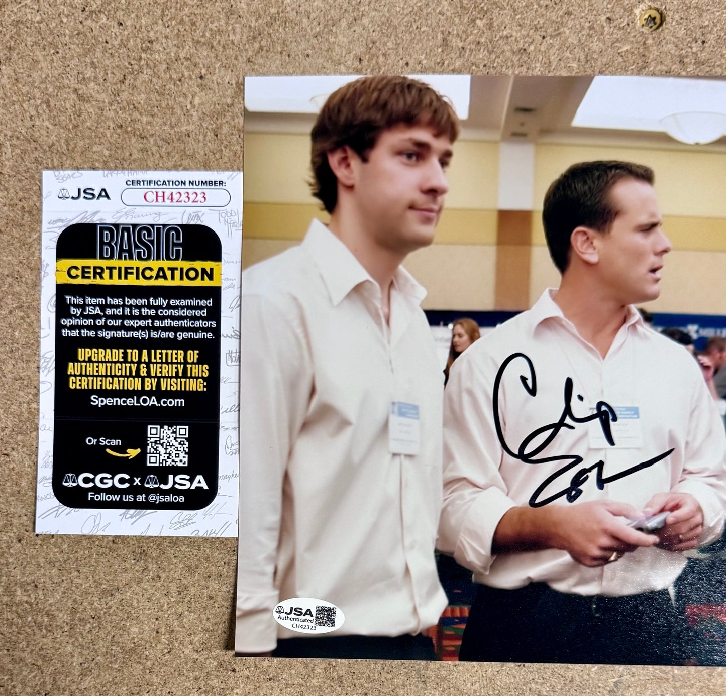 Charles “Chip” Esten Signed Josh Porter The Office 8x10 Photo With JSA COA