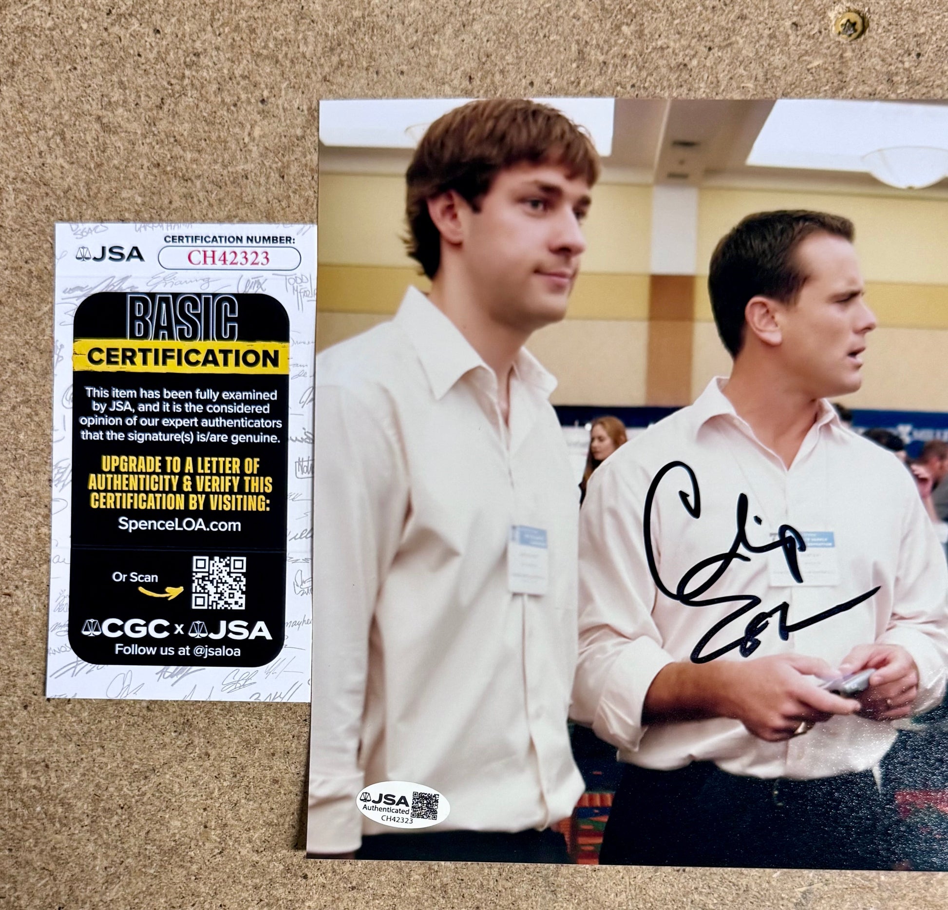 Charles “Chip” Esten Signed Josh Porter The Office 8x10 Photo With JSA COA