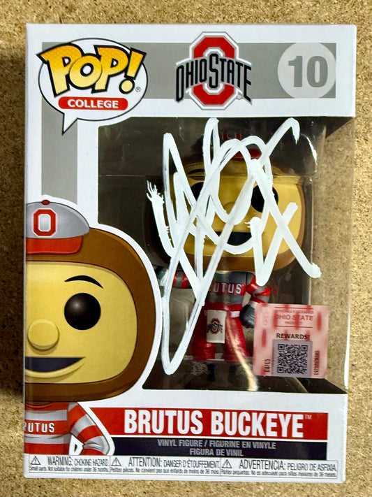 Will Allen Signed Ohio State Buckeye Mascot Funko Pop! #10 With JSA COA