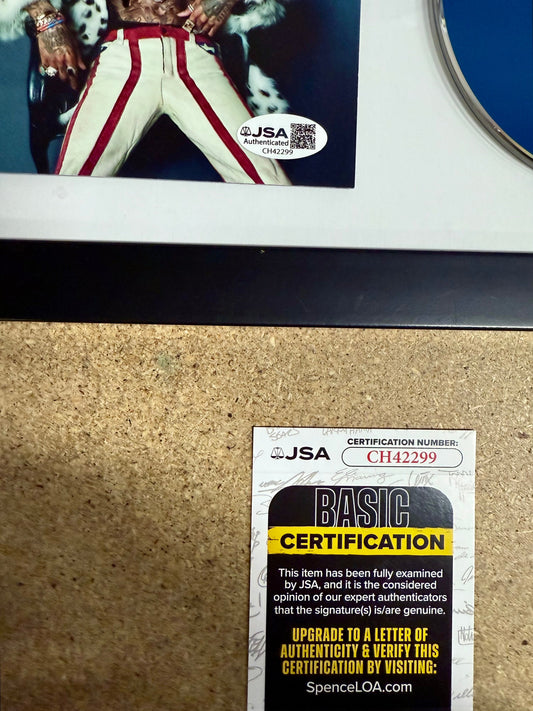 Wiz Khalifa Signed O.N.I.F.C. Only In First Class Framed CD Booklet With JSA COA