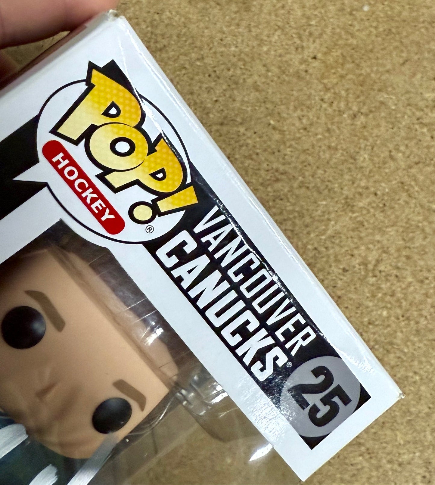 Bo Horvat Signed Funko Pop! #25 NHL Canada Vancouver Canucks With JSA COA