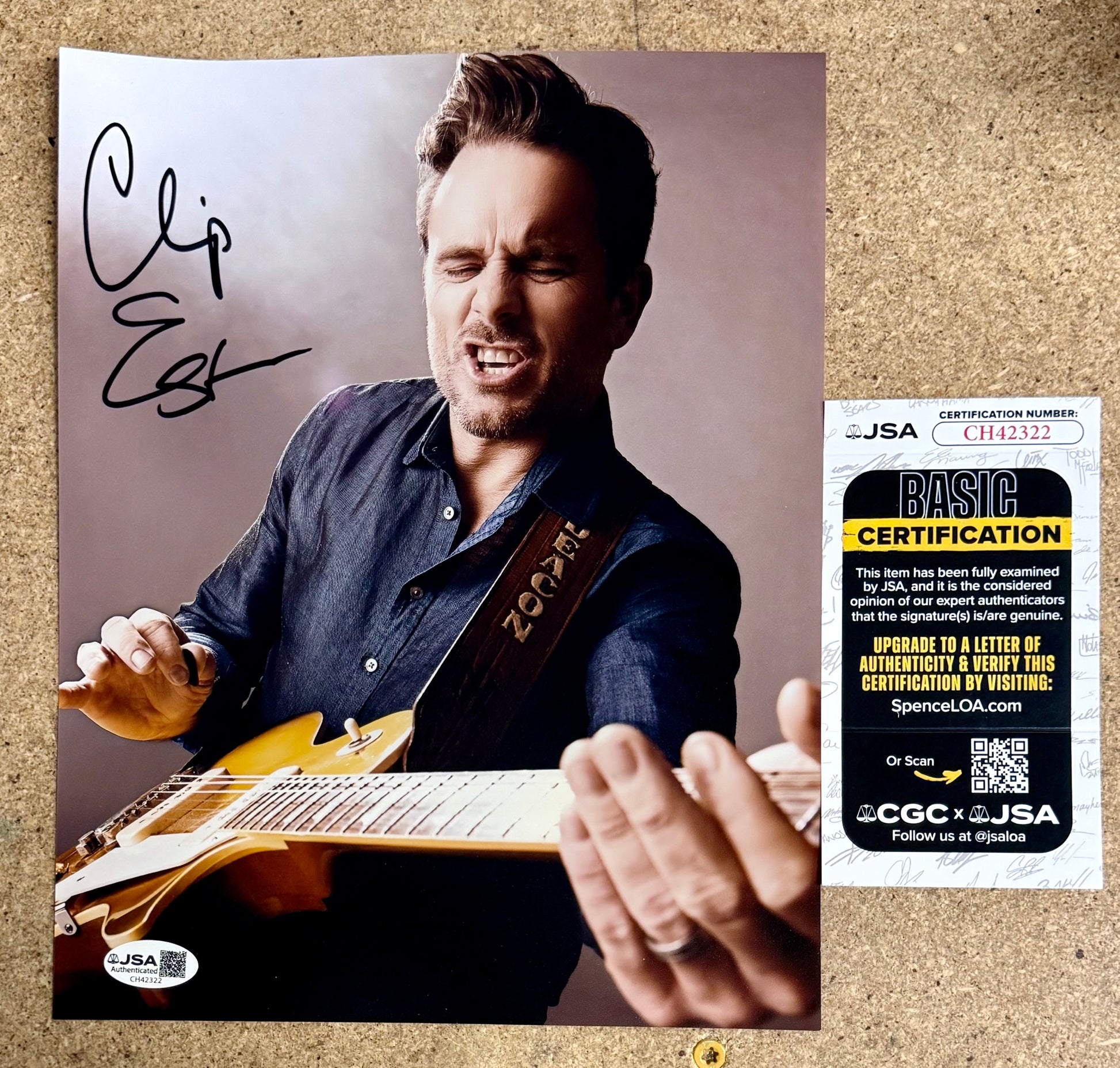 Charles “Chip” Esten Signed Deacon Claybourne Nashville 8x10 Photo With JSA COA
