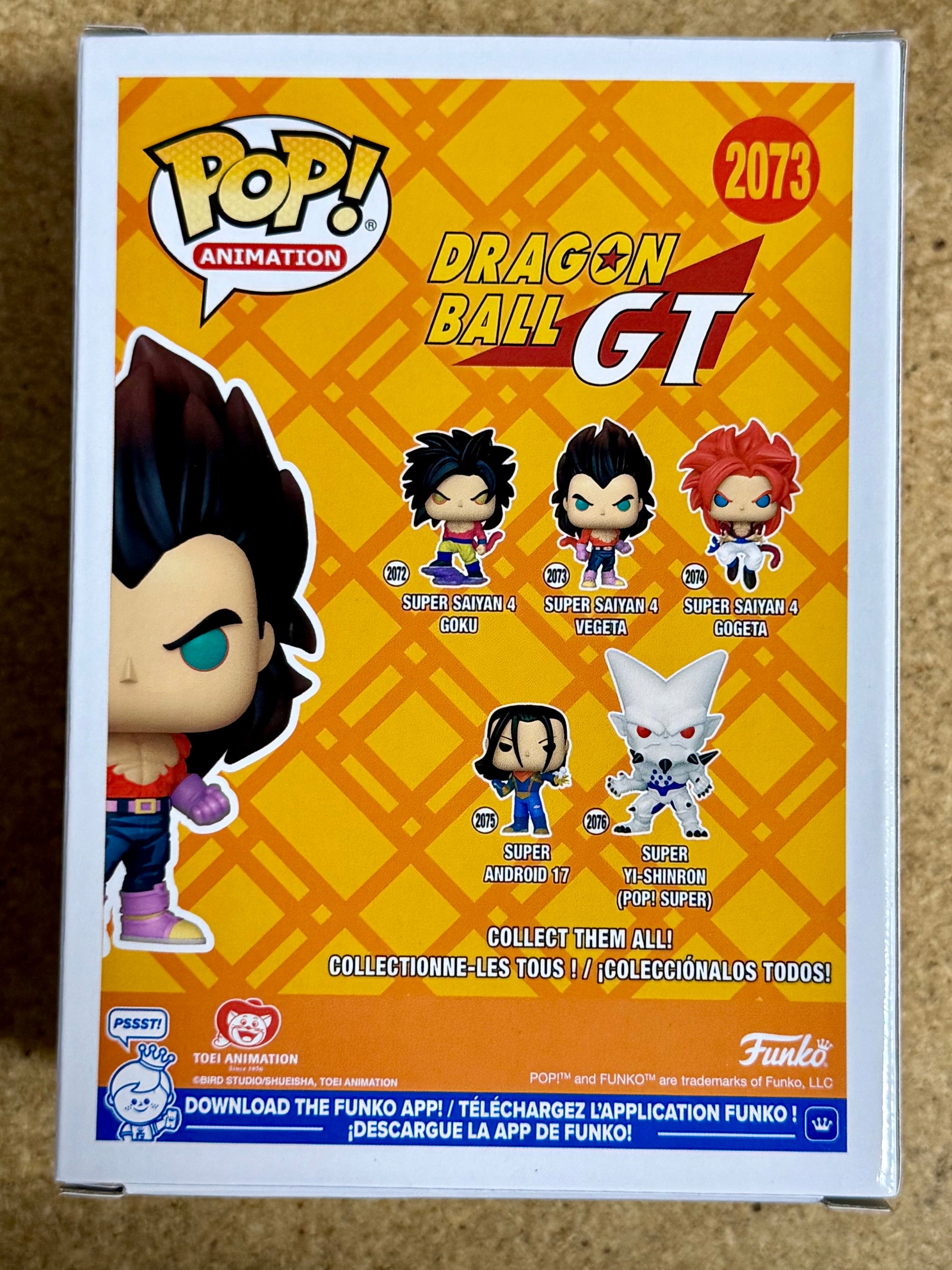 Funko Pop! Animation Super Saiyan 4 Vegeta #2073 Dragon Ball GT 2025