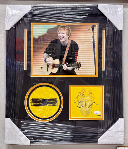 Ed Sheeran Signed Album “Subtract” Custom Framed CD Booklet With JSA COA