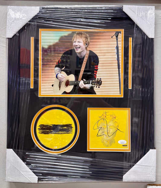Ed Sheeran Signed Album “Subtract” Custom Framed CD Booklet With JSA COA