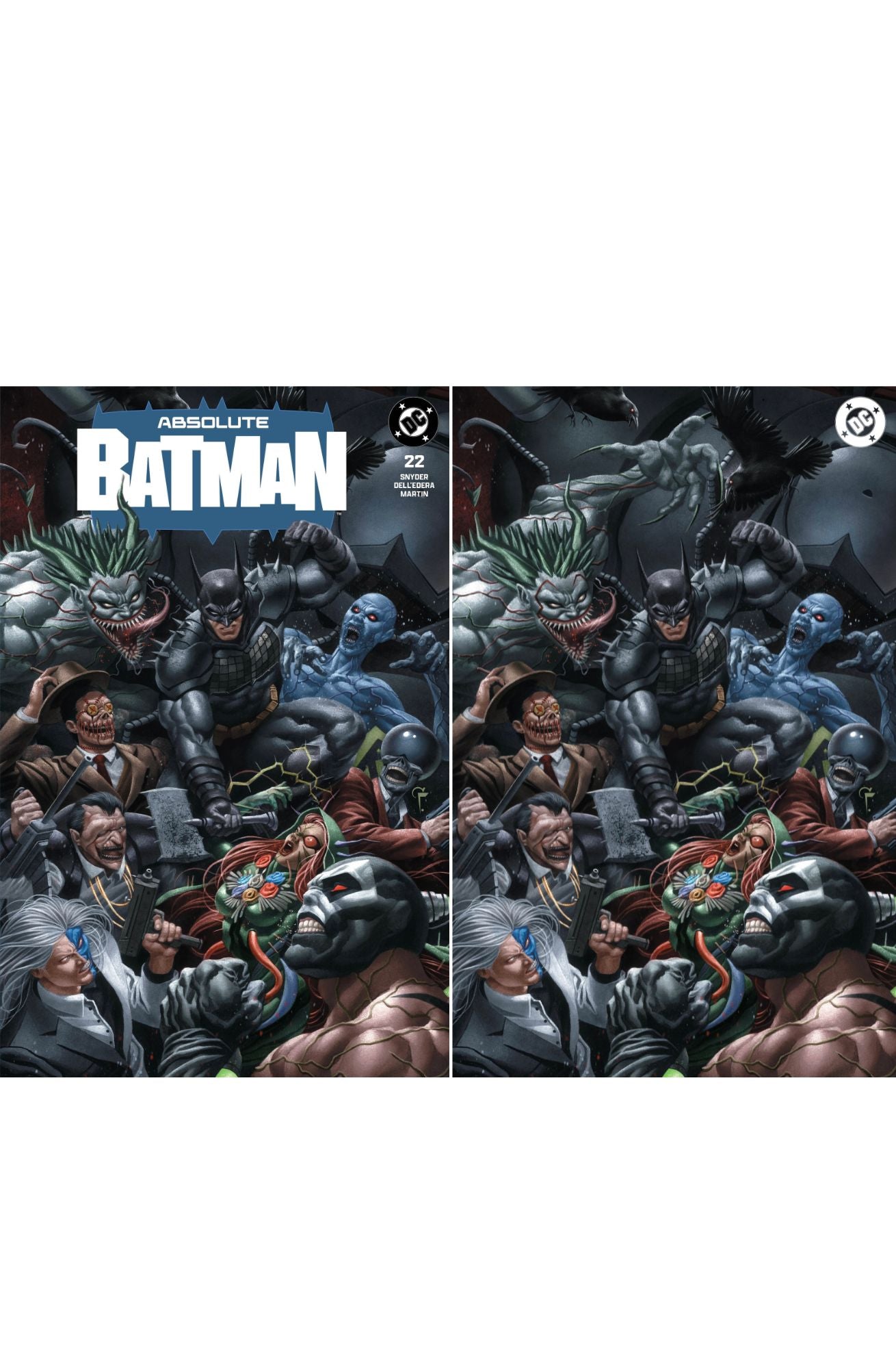 ABSOLUTE BATMAN 22 TRADE & VIRGIN SET LTD BY FELIX LEON