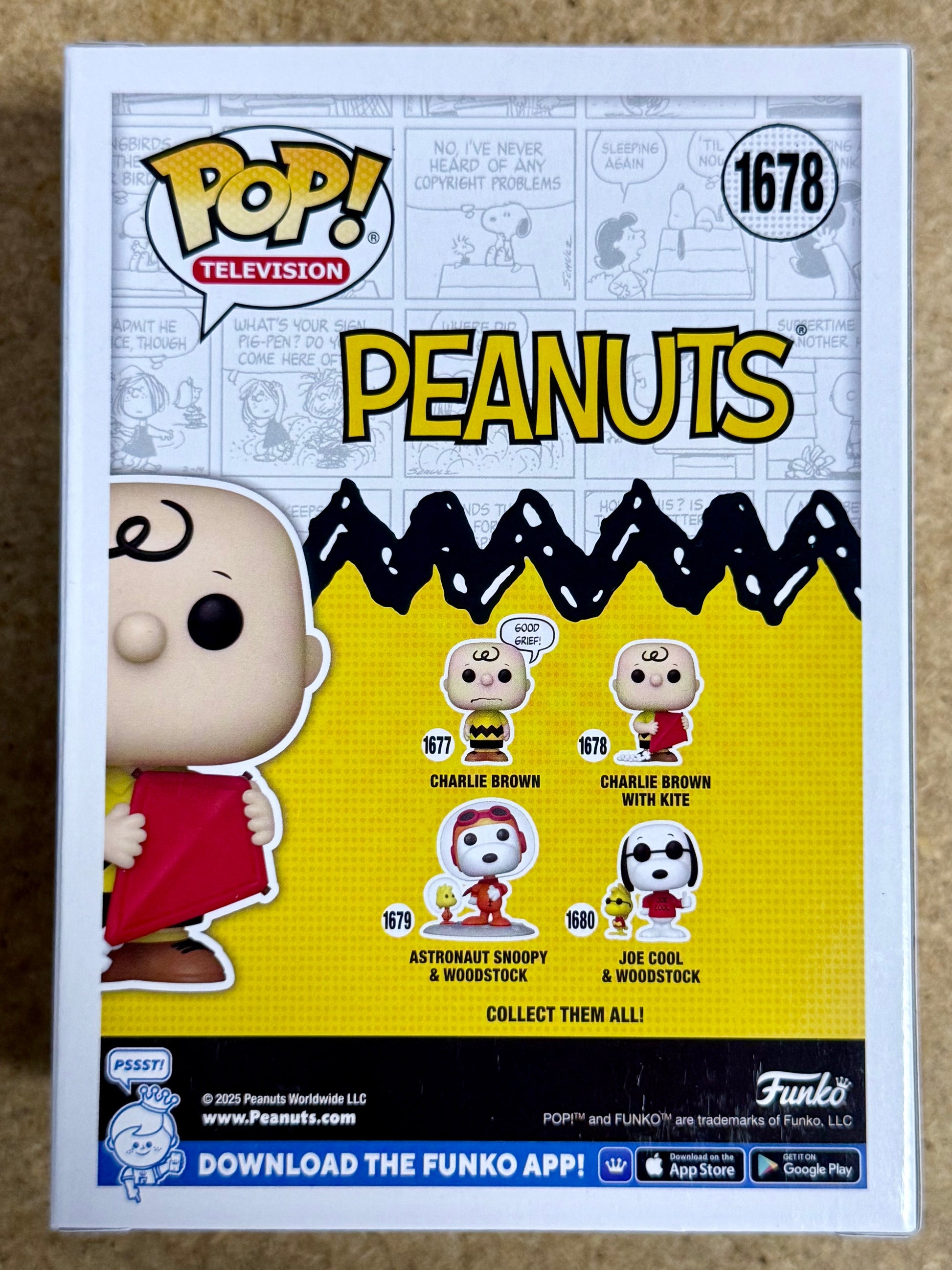 Funko Pop! Television Charlie Brown With Kite #1678 Peanuts 2024