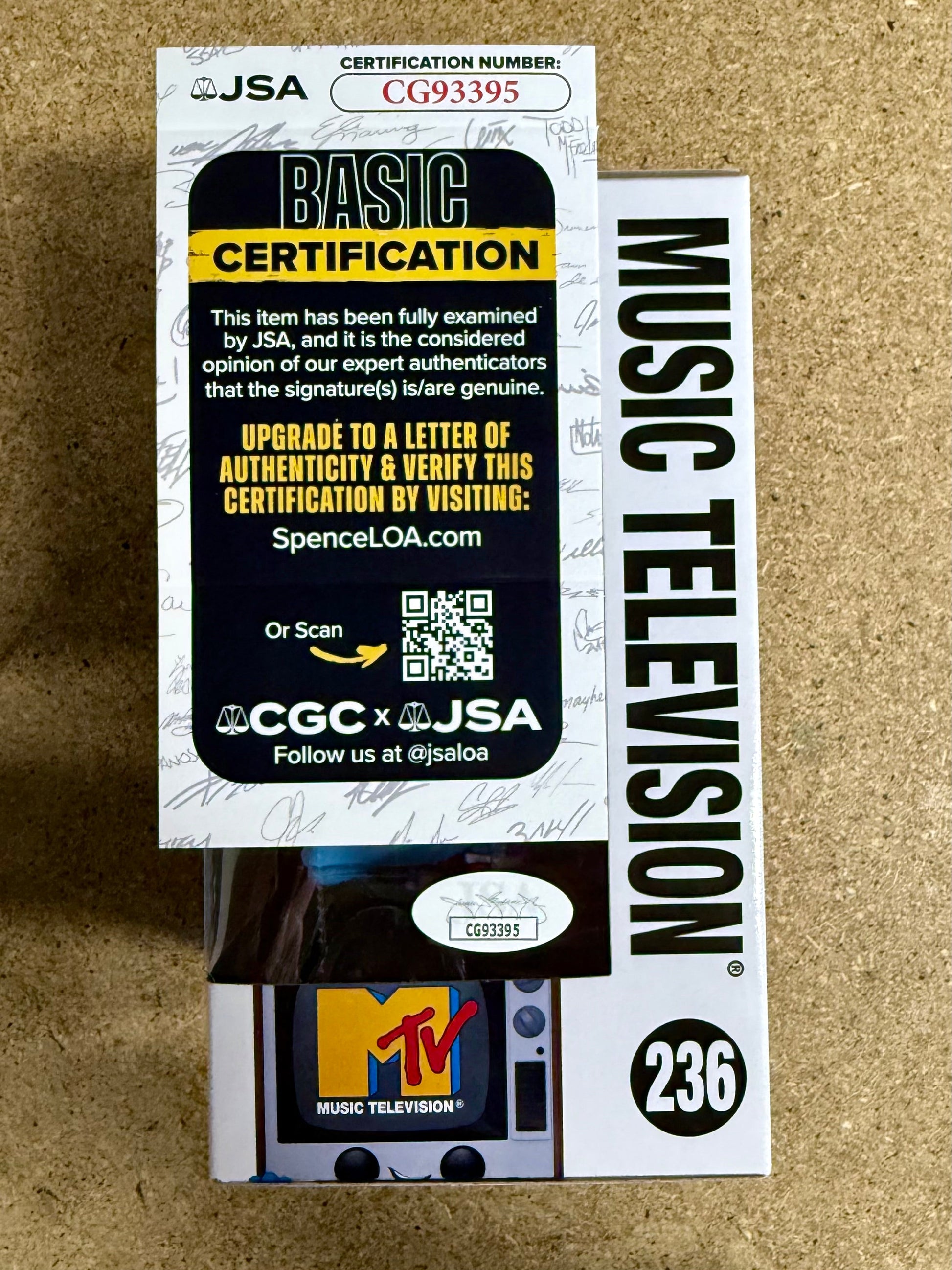 Stunt Man Steve-O From Jackass Signed 2024 MTV Funko Pop #236 With JSA COA