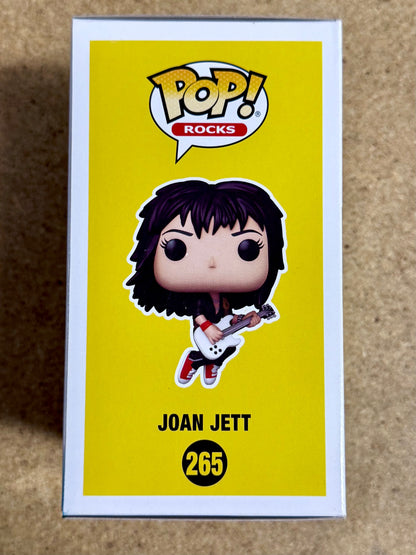 Joan Jett Signed & Joan Jett The Blackhearts Vaulted Funko Pop #265 With JSA COA