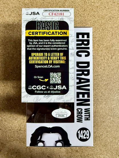 Mark Dascosas Signed Eric Draven Funko Pop! #1429 The Crow With JSA COA