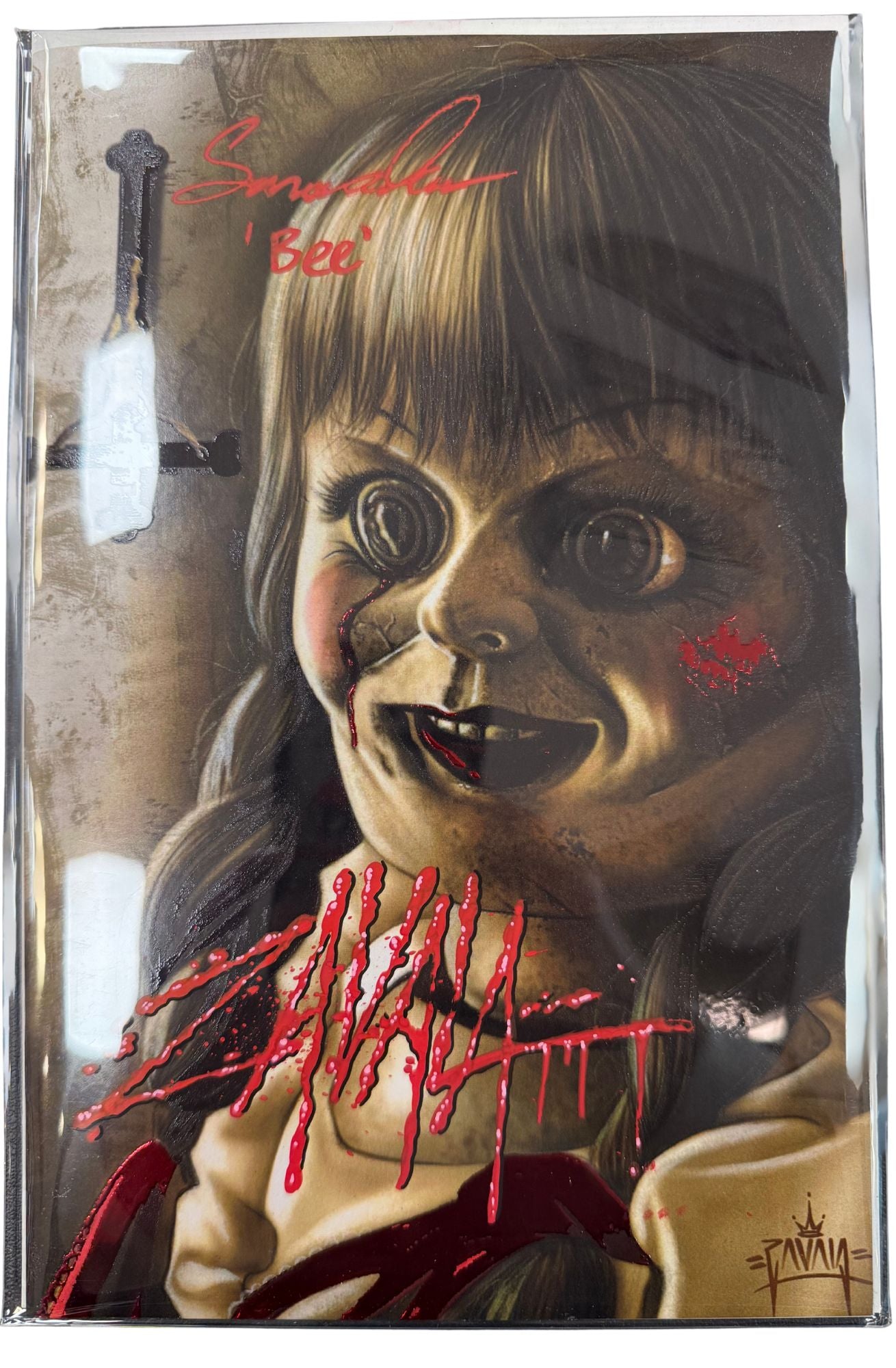 ANNABELLE SIGNED BY SAMARA LEE (BEE) CUSTOM SIG BY MARTIN ZAVALA