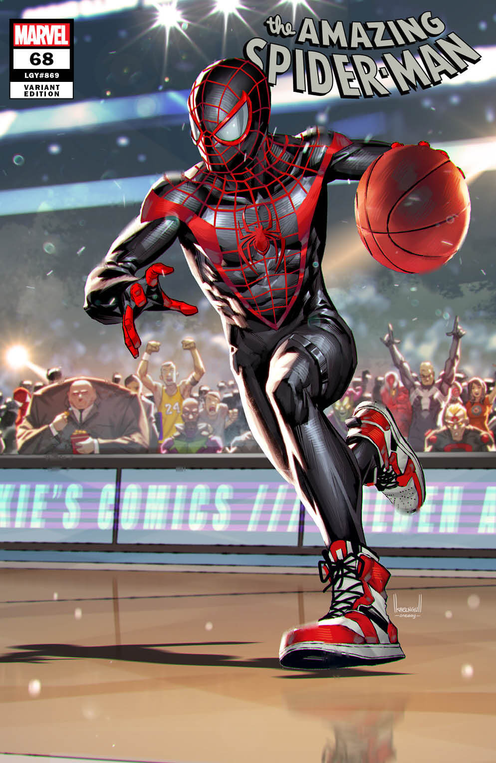 Amazing Spider-Man #68 Kael Ngu Miles Morales Basketball Variant (06/16/2021) Marvel