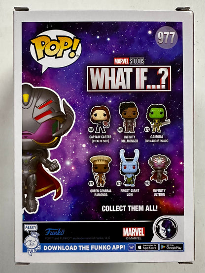 Funko Pop! Metallic Infinity Ultron #977 Marvel Studios What If? 2022 Exclusive
