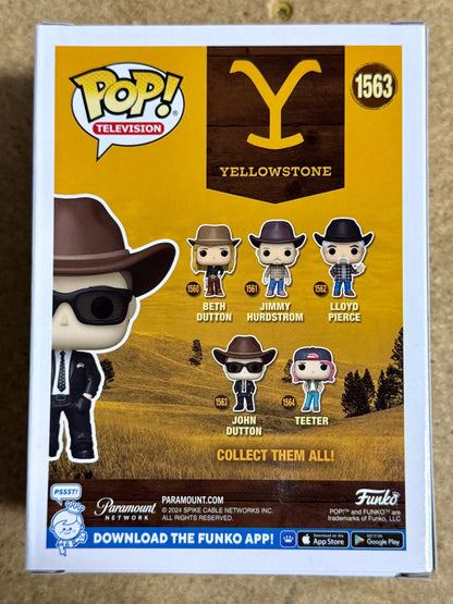 Kevin Costner Signed John Dutton Yellowstone Funko Pop! #1563 With JSA COA