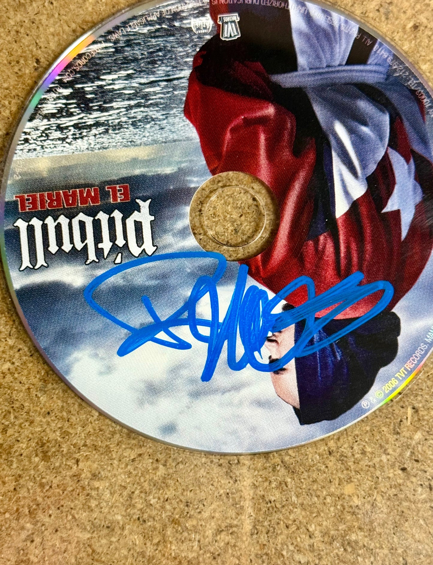 Musician Pitbull Signed El Mariel Autographed CD With PSA Encapsulation COA