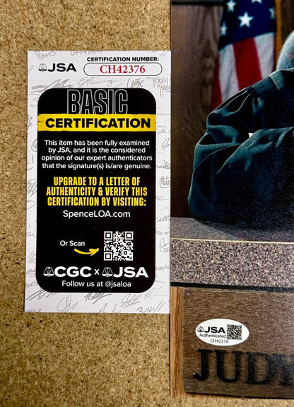 Judge Judy Signed Television Judith Sheindlin 8x10 Photo With JSA COA