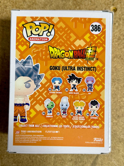Funko Pop Anime Goku (Ultra Instinct) #386 Dragon Ball Super 2022