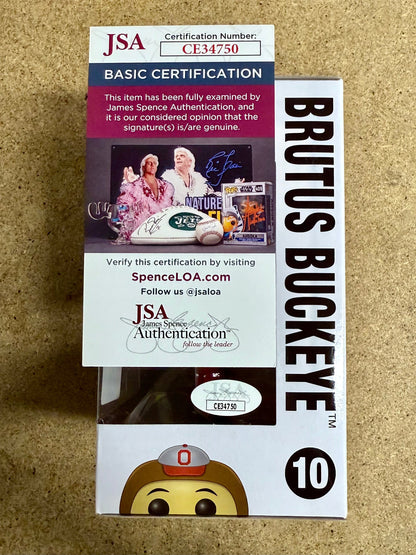 Will Howard National Champ 2025 QB Signed Ohio State Funko Pop! #10 With JSA COA