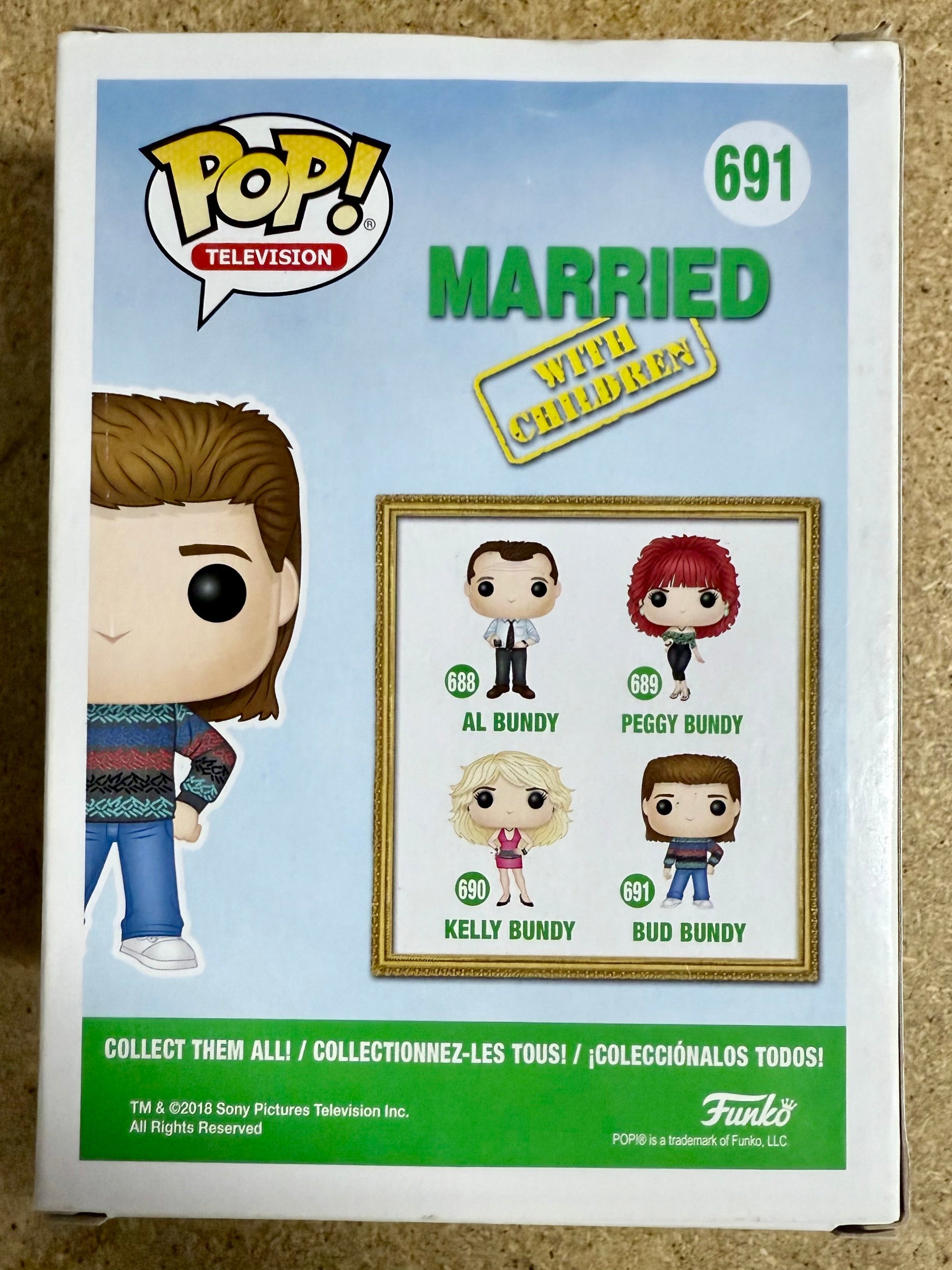 David Faustino Signed Married With Children Bud Bundy Funko Pop! #691 With JSA COA