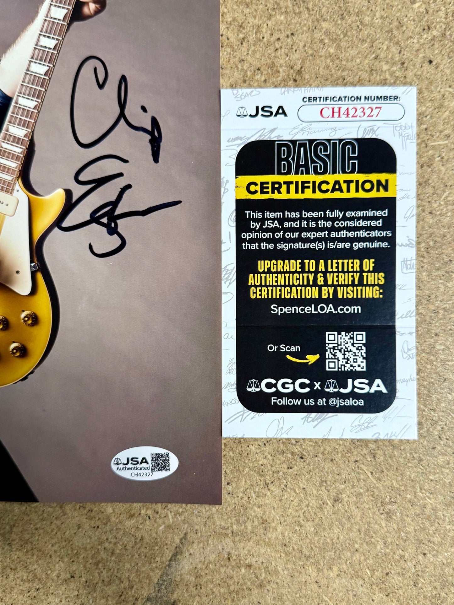 Charles “Chip” Esten Signed Deacon Claybourne Nashville 8x10 Photo With JSA COA