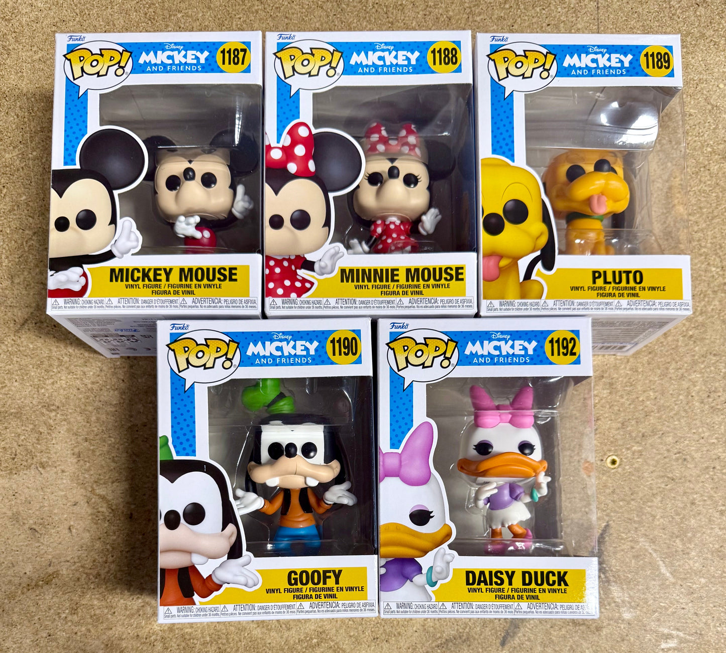 Funko Pop! Disney Mickey Mouse & Friends Pluto Minnie Daisy Goofy 2022