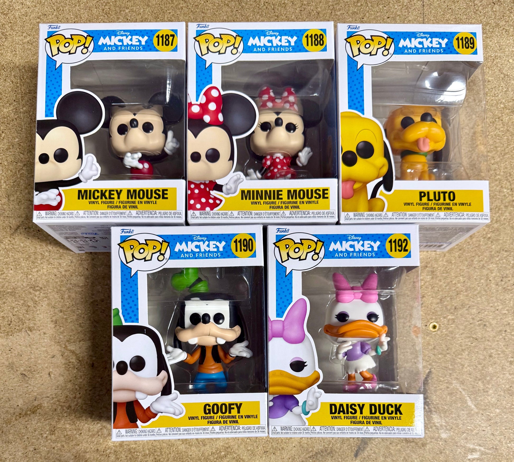 Funko Pop! Disney Mickey Mouse & Friends Pluto Minnie Daisy Goofy 2022