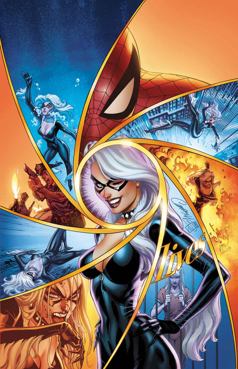 BLACK CAT #5 Marvel 2019 J Scott Campbell Virgin Variant