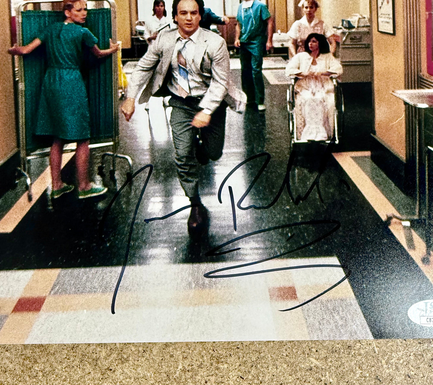 Jim Belushi Signed Autographed Red Heat 8X10 Photo With JSA COA