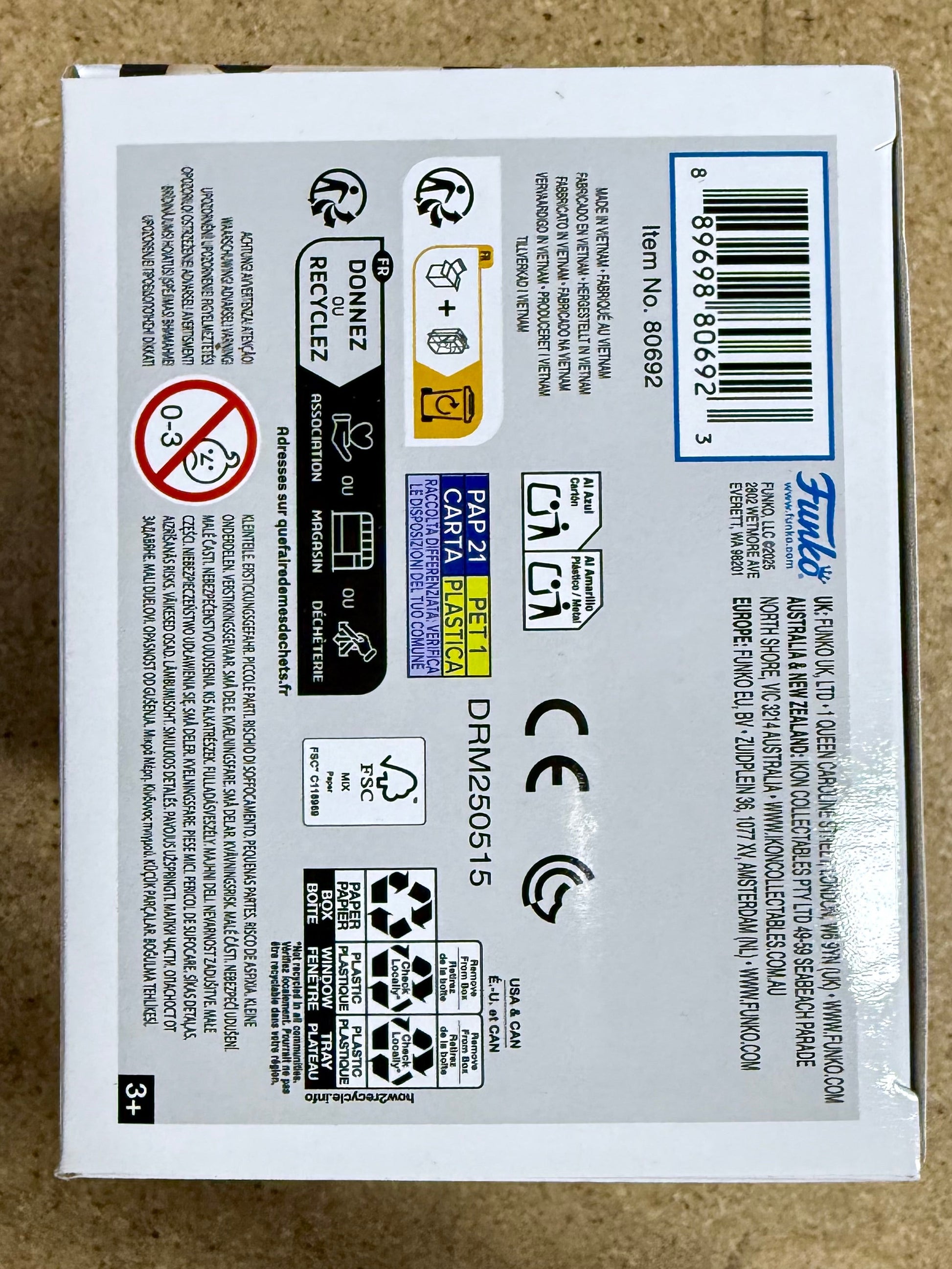 Tobin Bell Signed Saw Hooded Jigsaw Killer 2025 Funko Pop! #1820